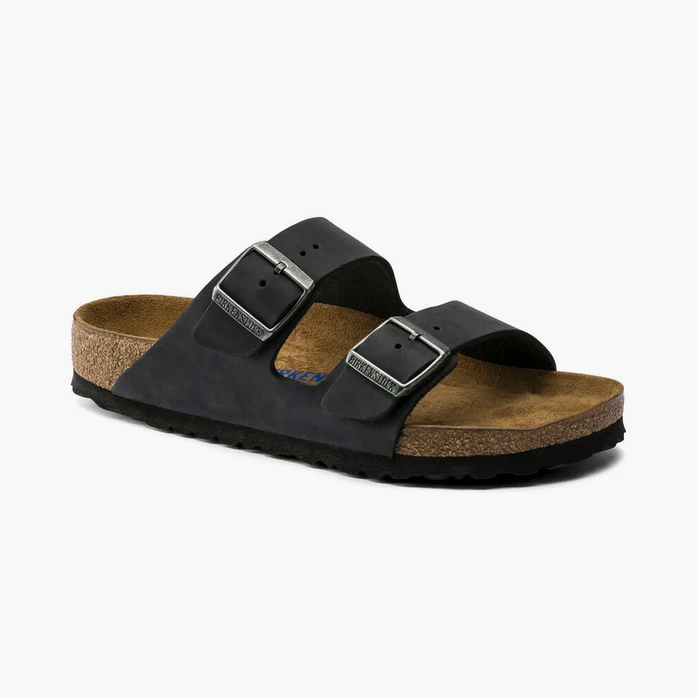 Мужские чёрные слайды Arizona SFB LE OI от Birkenstock