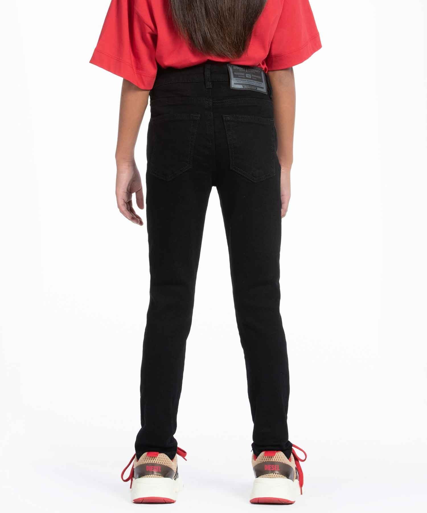 Детские и подростковые джинсовые брюки DIESEL, Black — фото 2