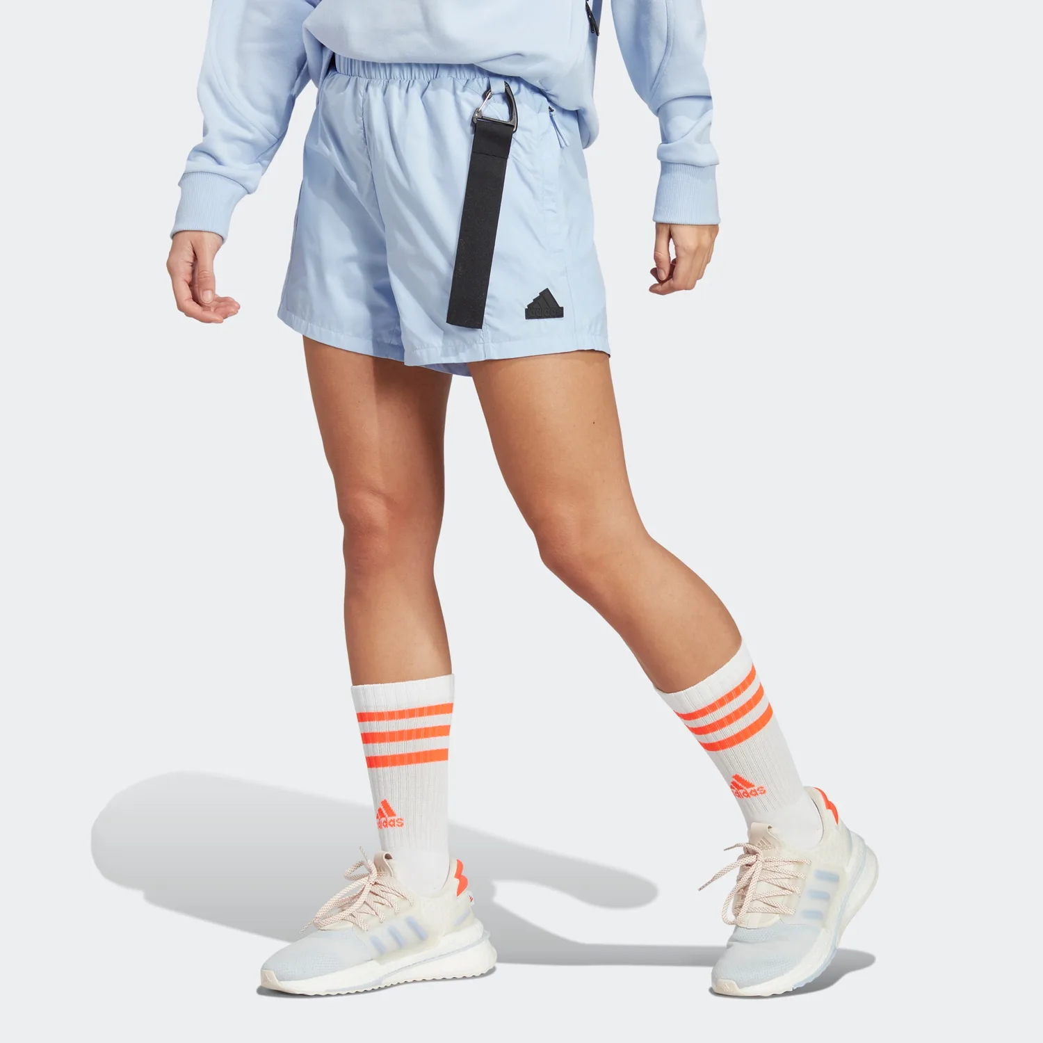 Adidas Шорты женские Casual CITY ESCAPE светло-розовые голубые — фото 4
