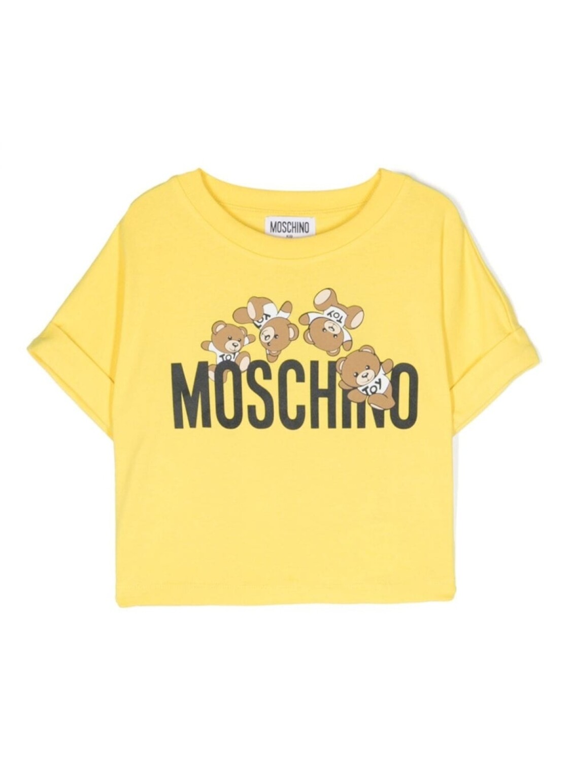

Moschino Kids футболка с принтом Teddy Bear, желтый