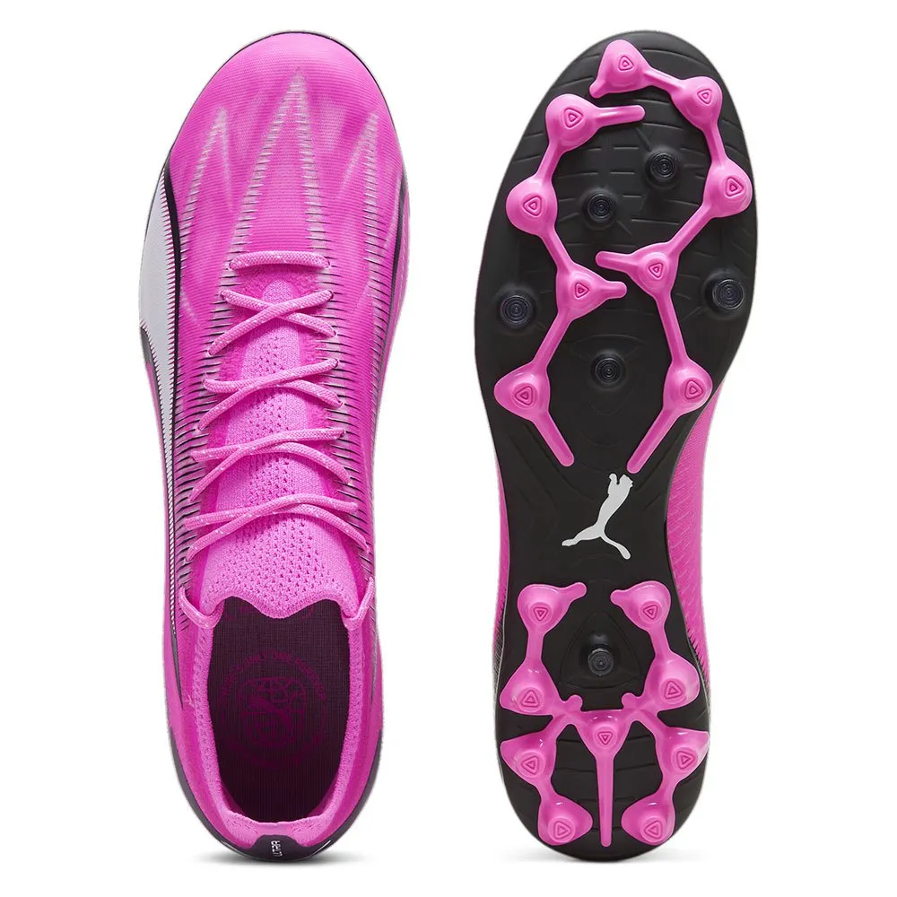 Футбольные бутсы Puma Ultra Ultimate MG, розовый — фото 2