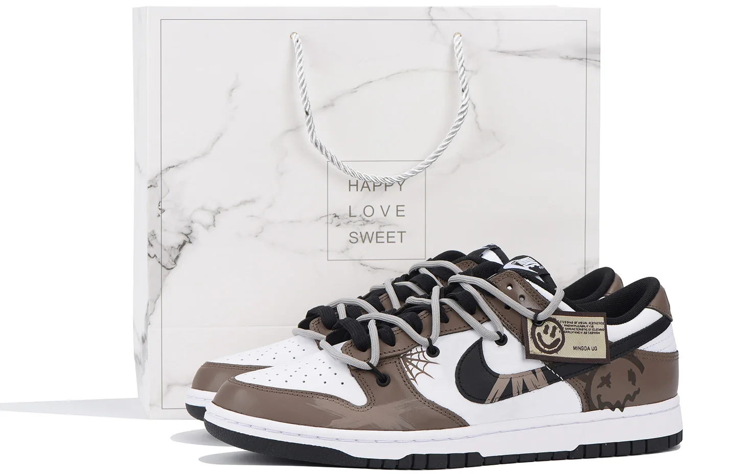 Nike Кроссовки Dunk Low Retro Low top Skateboard мужские Earth Tone