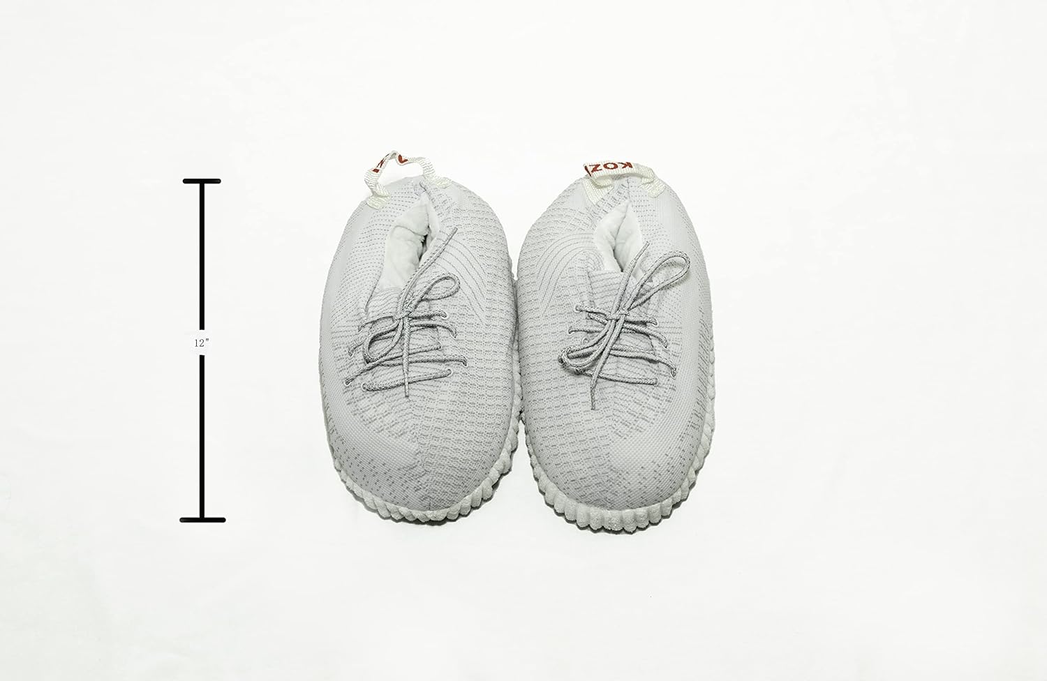 Домашние тапочки KZK KrazeKickz для взрослых - пушистые шлепанцы для женщин и мужчин - унисекс, белый — фото 2