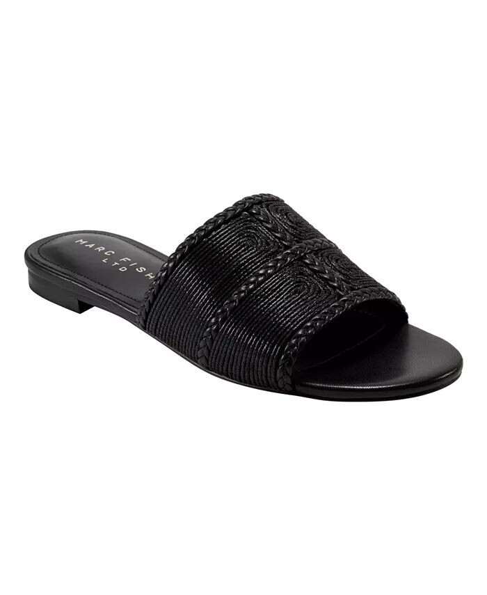 Женские сандалии Zuri Slip-On Flat Marc Fisher LTD, черный