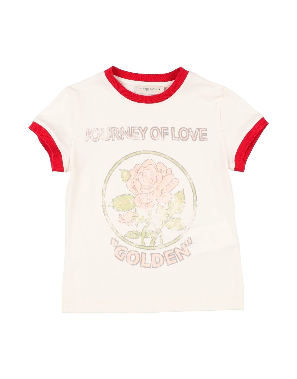 

Футболка Golden Goose, молочный