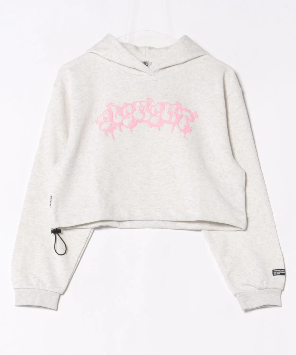 Детская худи ELEMENT Tagging Hood Girl с логотипом, белый