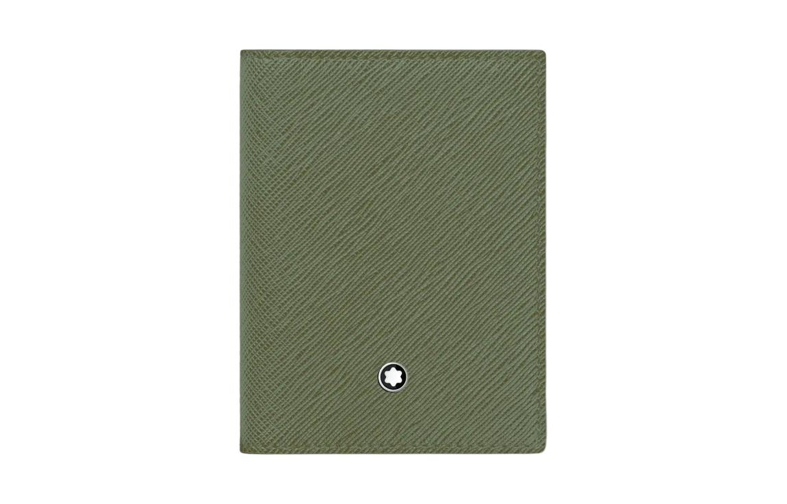 

Кожаный кардхолдер мужской лесной зеленый MONTBLANC