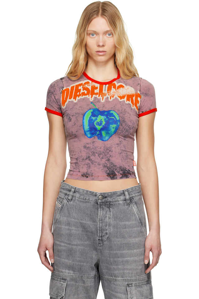 

Футболка T-Uncuties-Short-Q1 Diesel, фиолетовый