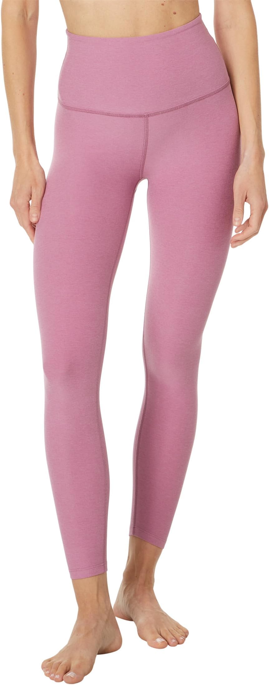 

Брюки Beyond Yoga Spacedye Caught In The Midi High-Waisted Legging, цвет Orchid Blossom Heather
