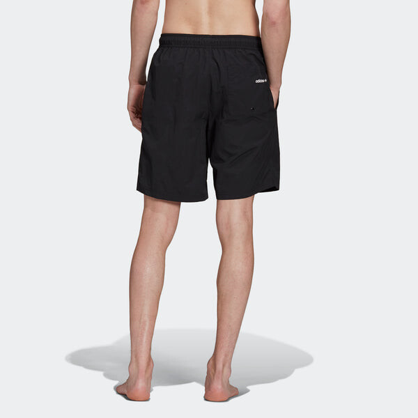 Шорты originals st swimshort casual sports breathable lacing shorts black Adidas, черный — фото 3