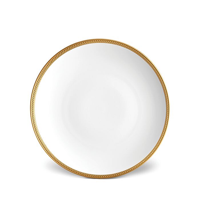 

L’Objet Плетеная шелковая десертная тарелка L'Objet, золотой