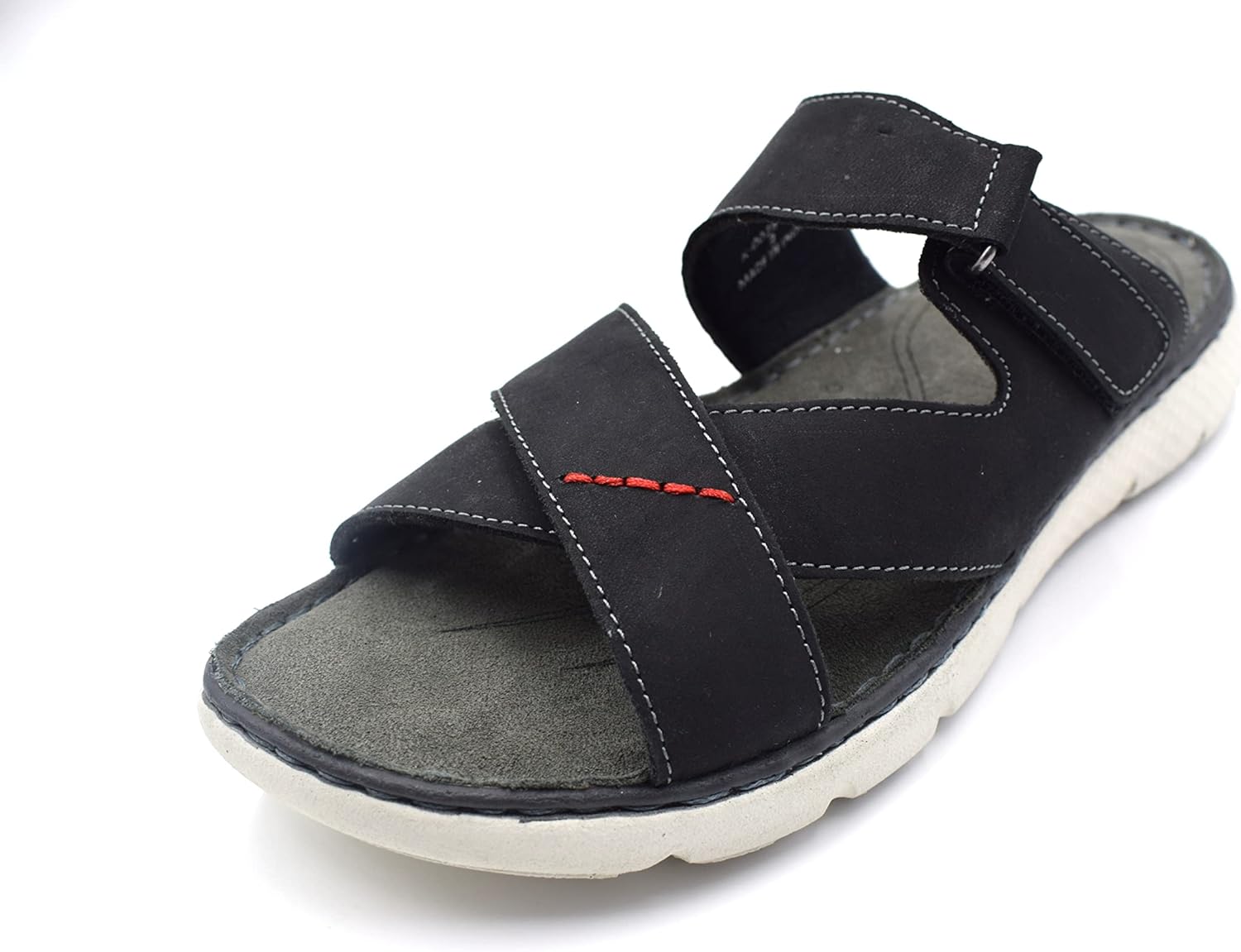 

Мужские слайд-сандалии NEKTA /ke'nekt/ с одной регулируемой липучкой, черный