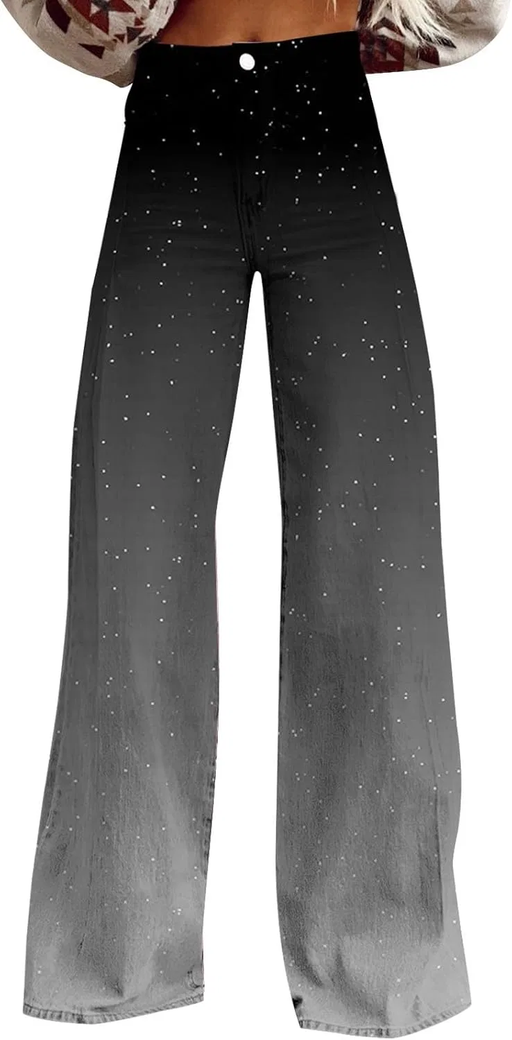 Джинсы клеш Gradient, Grey