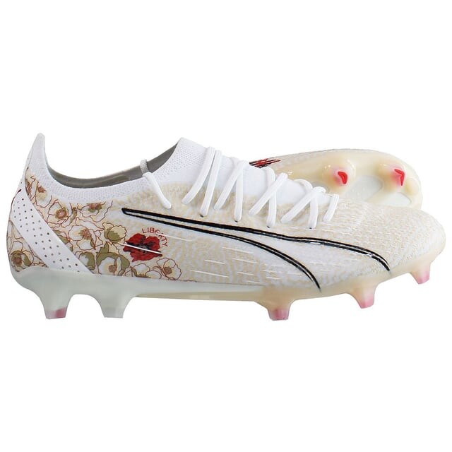 Женские футбольные бутсы X Freedom Ultra FG/AG Puma, бежевый — фото 4