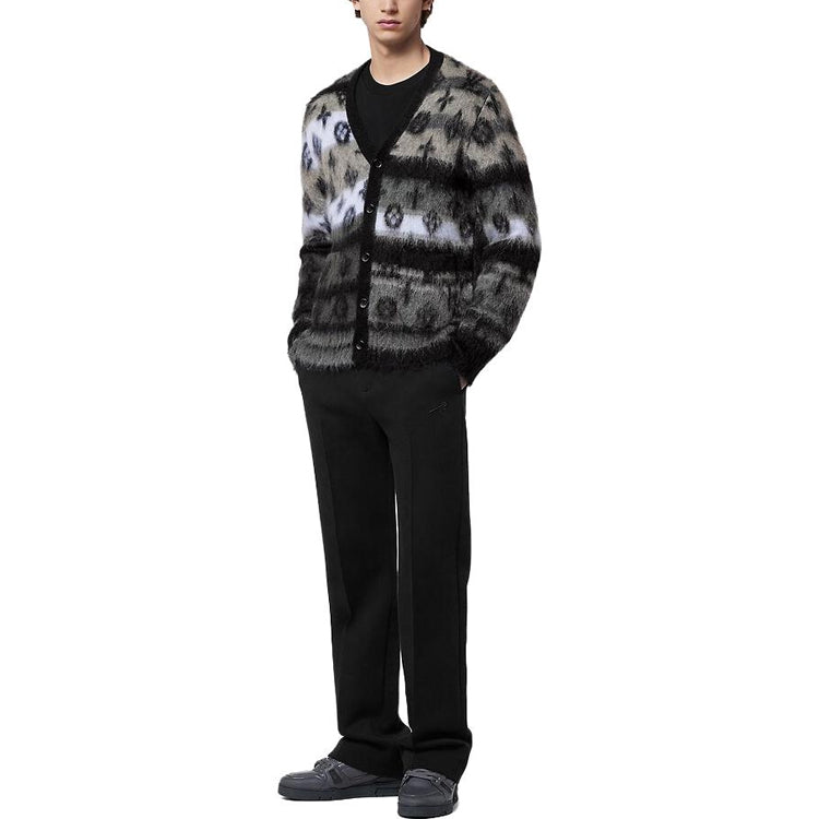 Кардиган LOUIS VUITTON Monogram Mohair Cardigan 'Multi-Color' 1AF342, разноцветный — фото 2