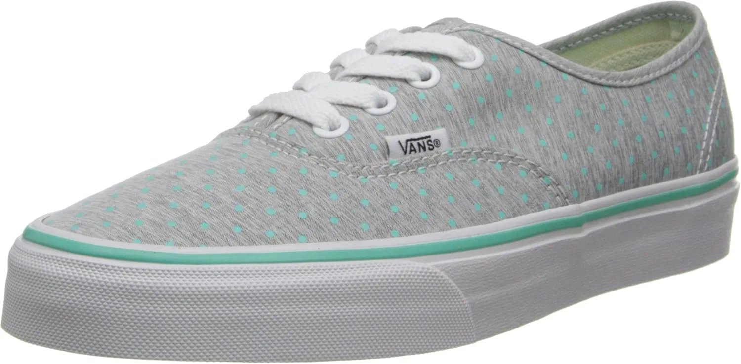 Мужские низкие кроссовки Vans U Authentic (в горошек цвета шамбре), Grey Chambray Dots De4