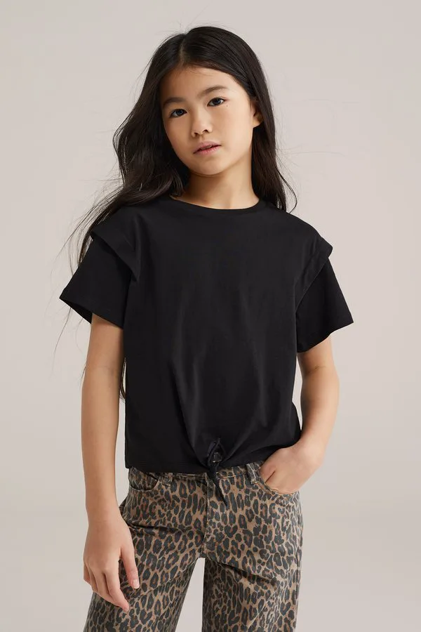 Простая футболка We Fashion, Black — фото 3