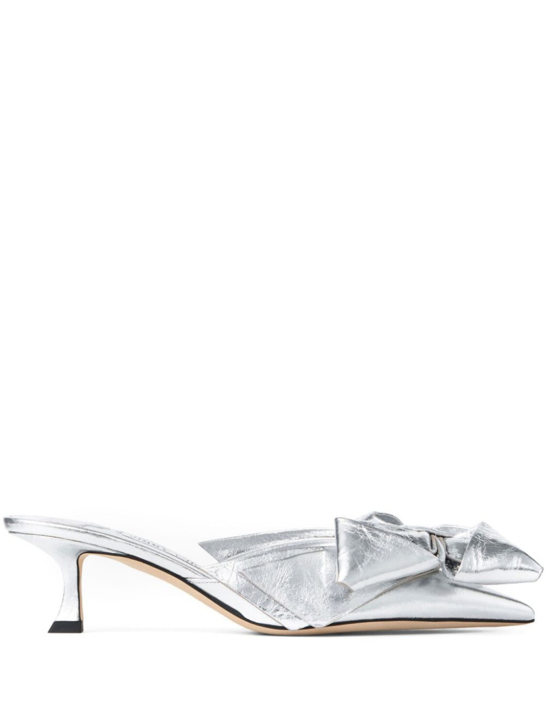 Jimmy Choo мюли Staz 50, серебряный