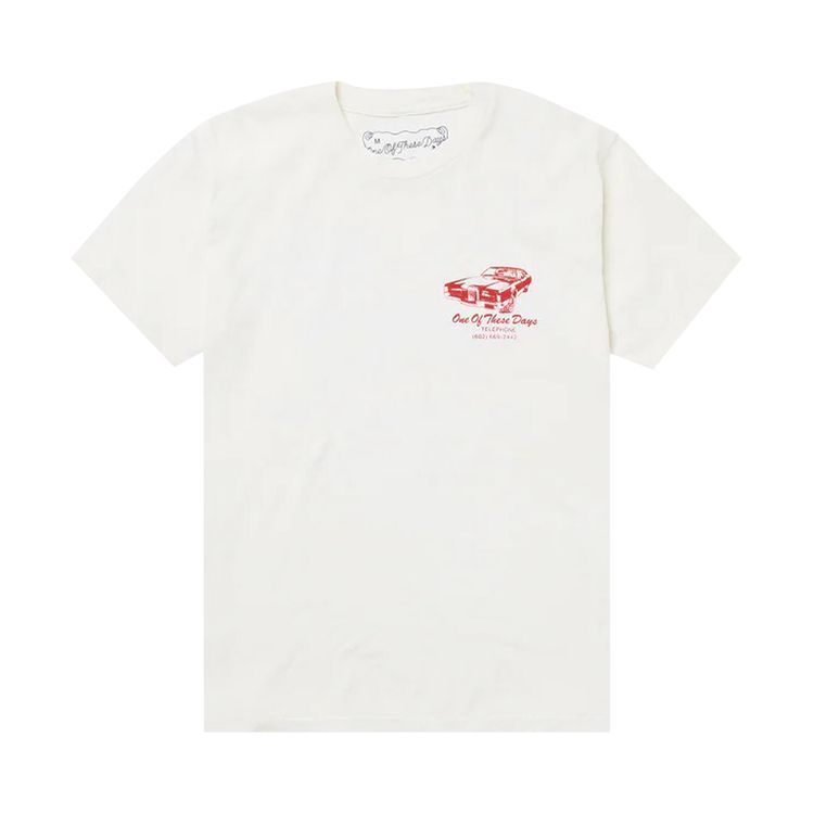 

Футболка One Of These Days Tire Service T-Shirt 'Washed Burgundy', красный