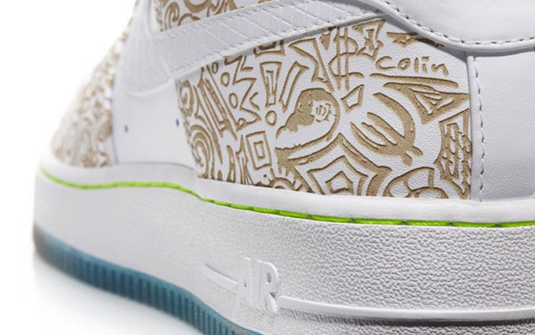 Кроссовки Nike Air Force 1 07 LE 'Doernbecher', белый — фото 4