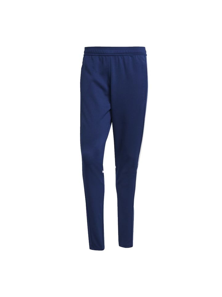 

Темно-синие спортивные брюки с тремя полосками adidas