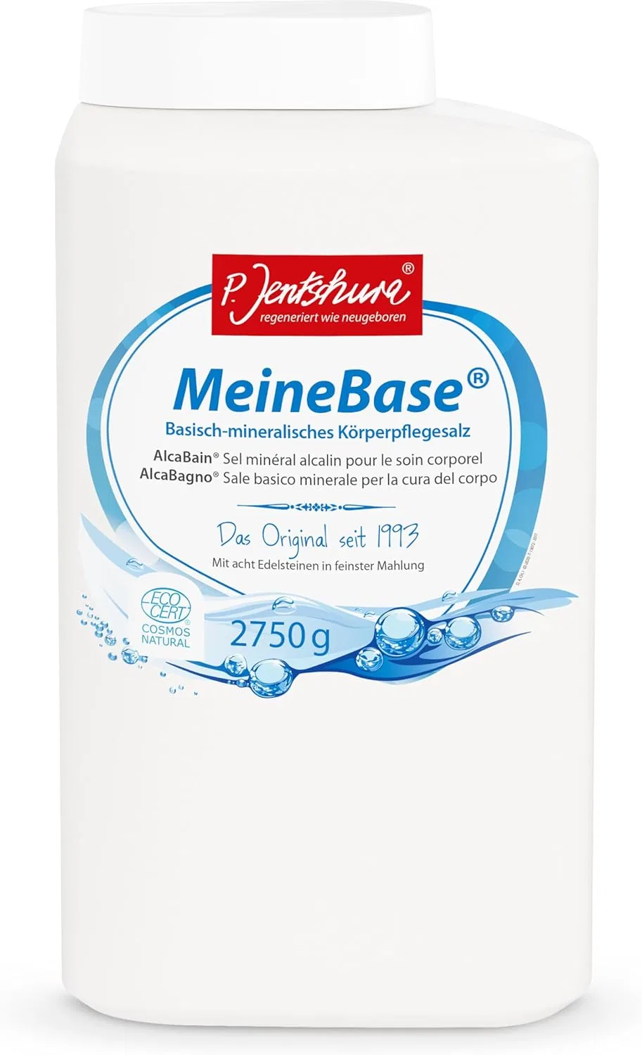 Соль для ванн P. Jentschura MeineBase, 2750 г P. Jentschura