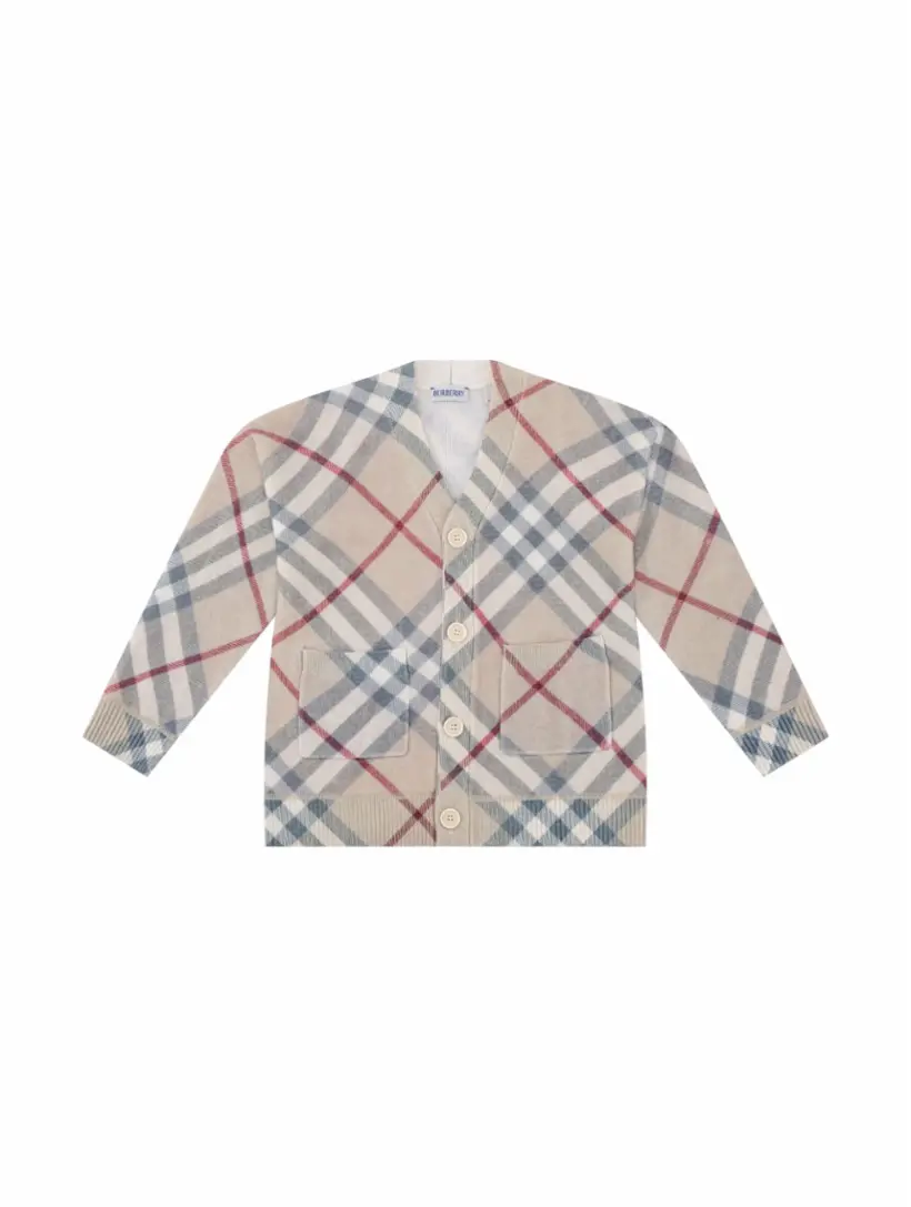 

Шерстяной кардиган Vintage Check Burberry, мультиколор