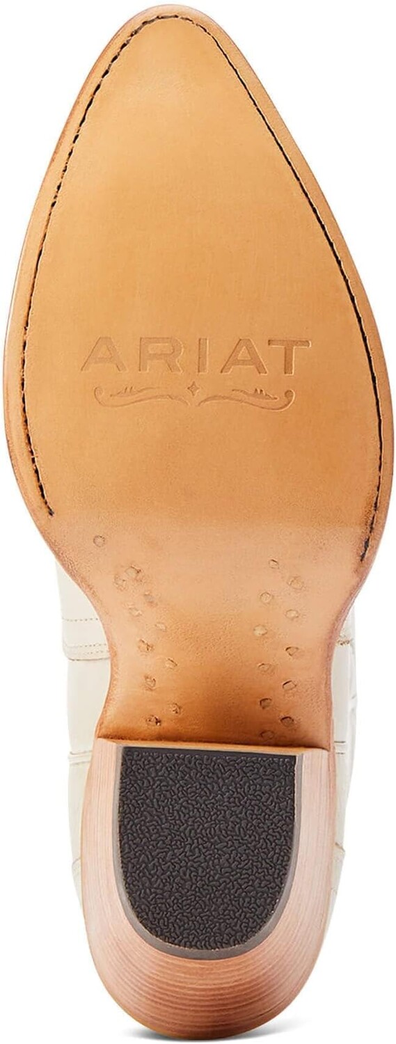 Женские сапоги Ariat в ковбойском стиле с вышивкой, кремовый — фото 2
