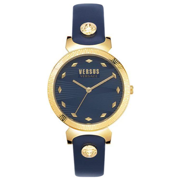

VERSUS Часы VERSACE, Versace Wrist Watch Quartz Movement Cow Leather Strap 36 Blue Dial Women's Watch