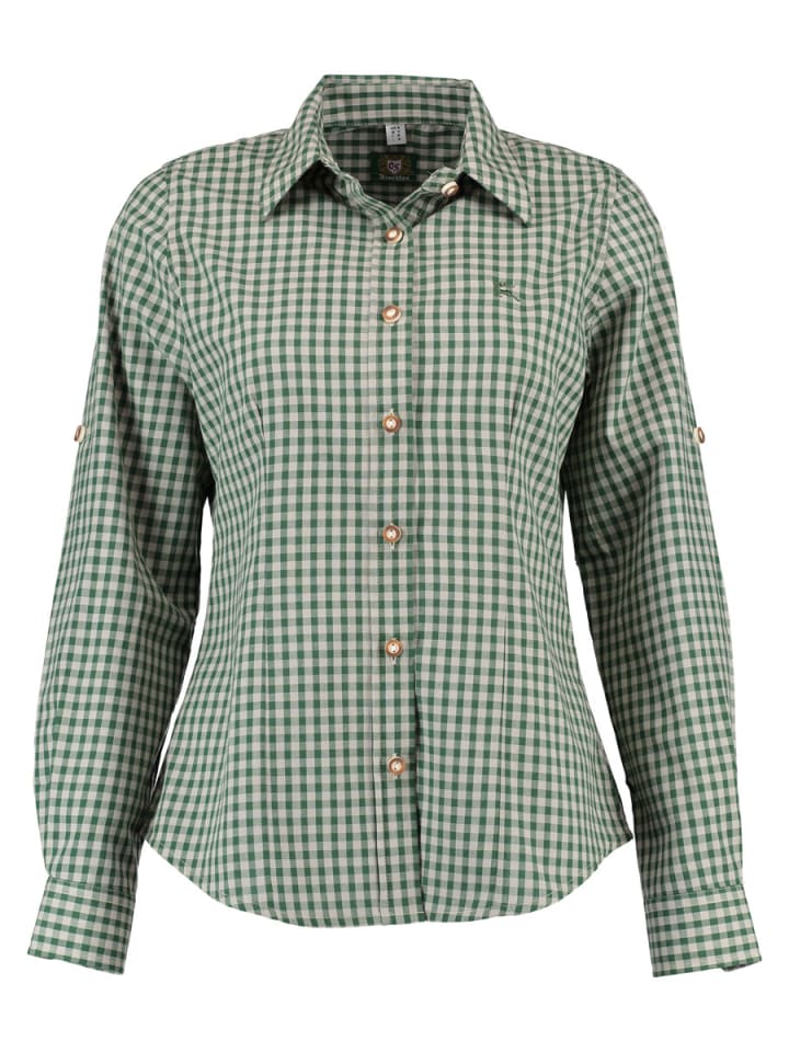 

Блузка Qorru средне-зеленого цвета OS-Trachten