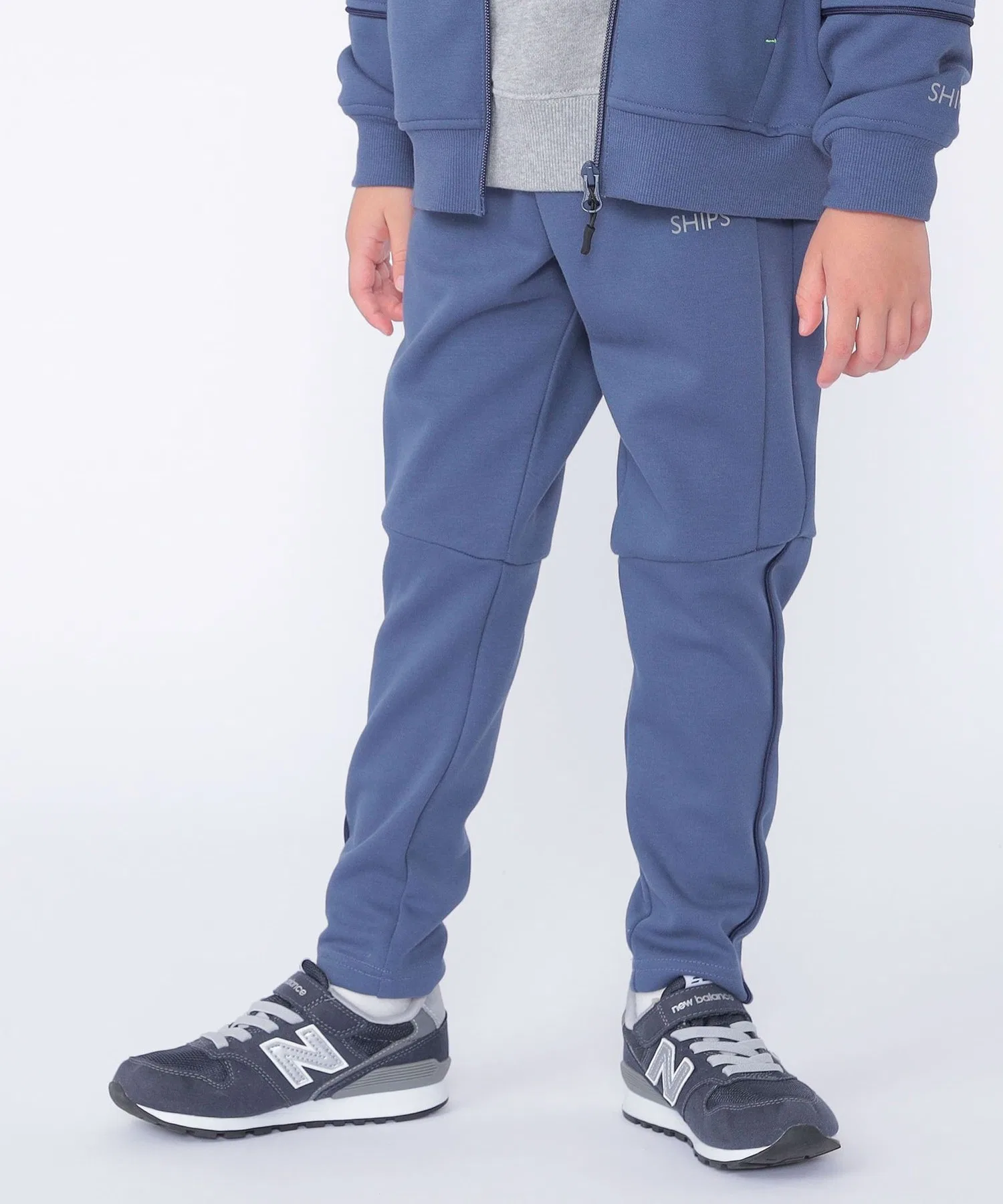 Детские спортивные штаны SHIPS KIDS с лампасами тёмно-синие