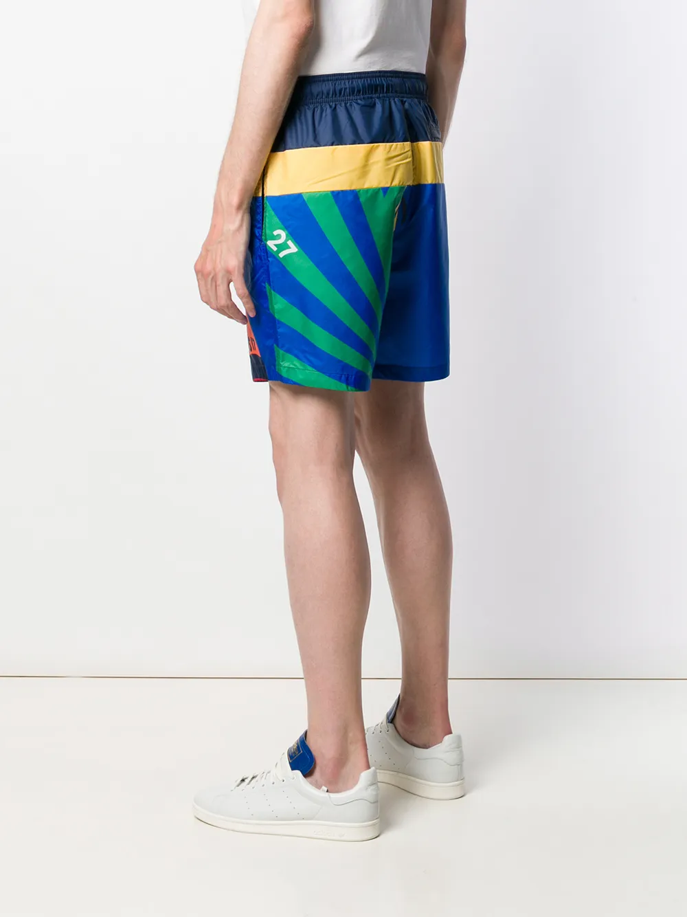 Шорты-бермуды с принтом Sailboat POLO RALPH LAUREN, синий — фото 4