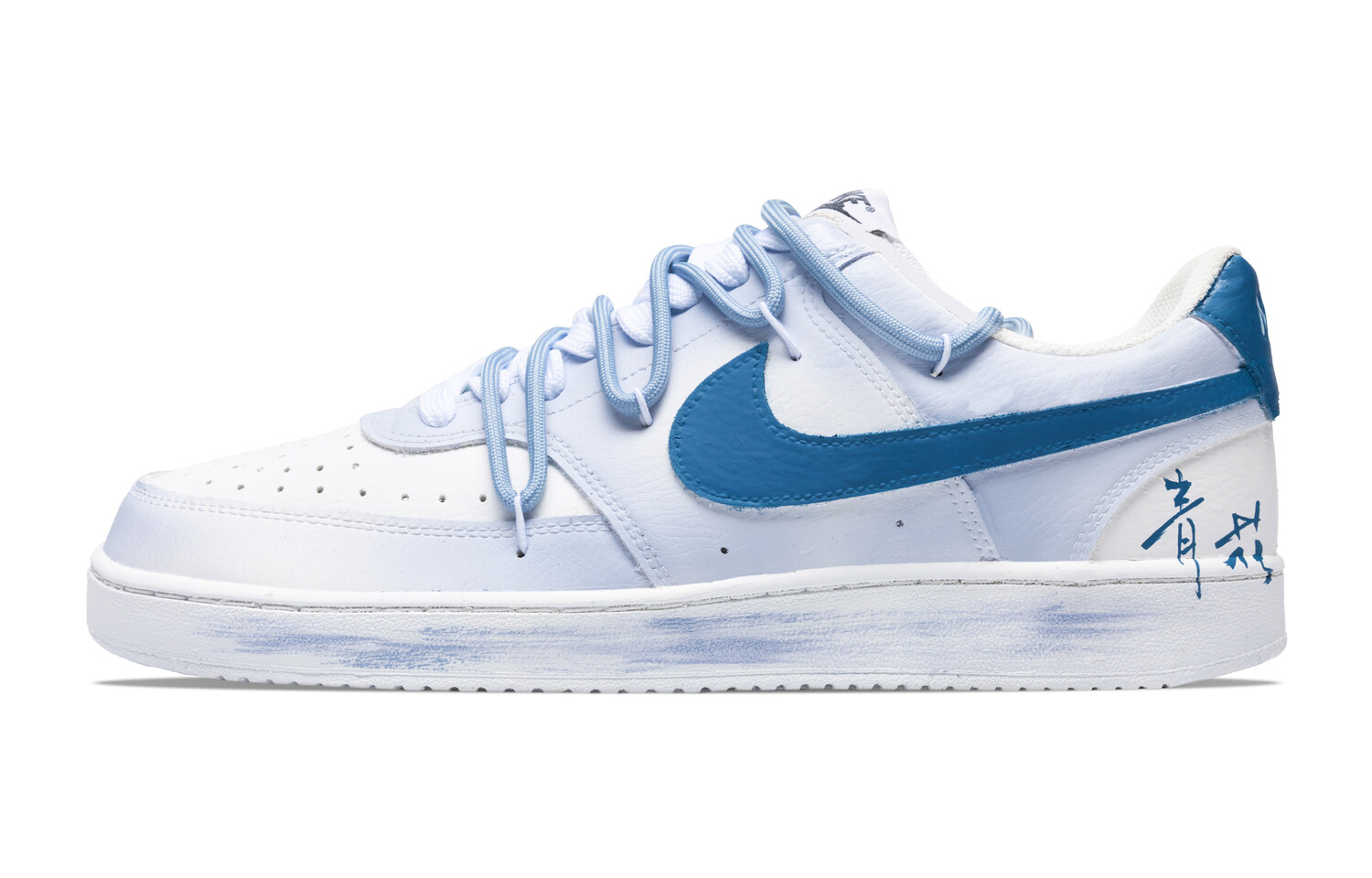 

Кеды мужские, Обувь для скейтборда Court Vision, мужская, низкая, синий Nike