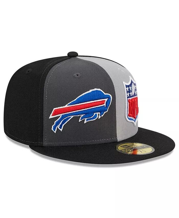

Мужская серо-черная кепка Buffalo Bills 2023 Sideline 59FIFTY Fitted New Era