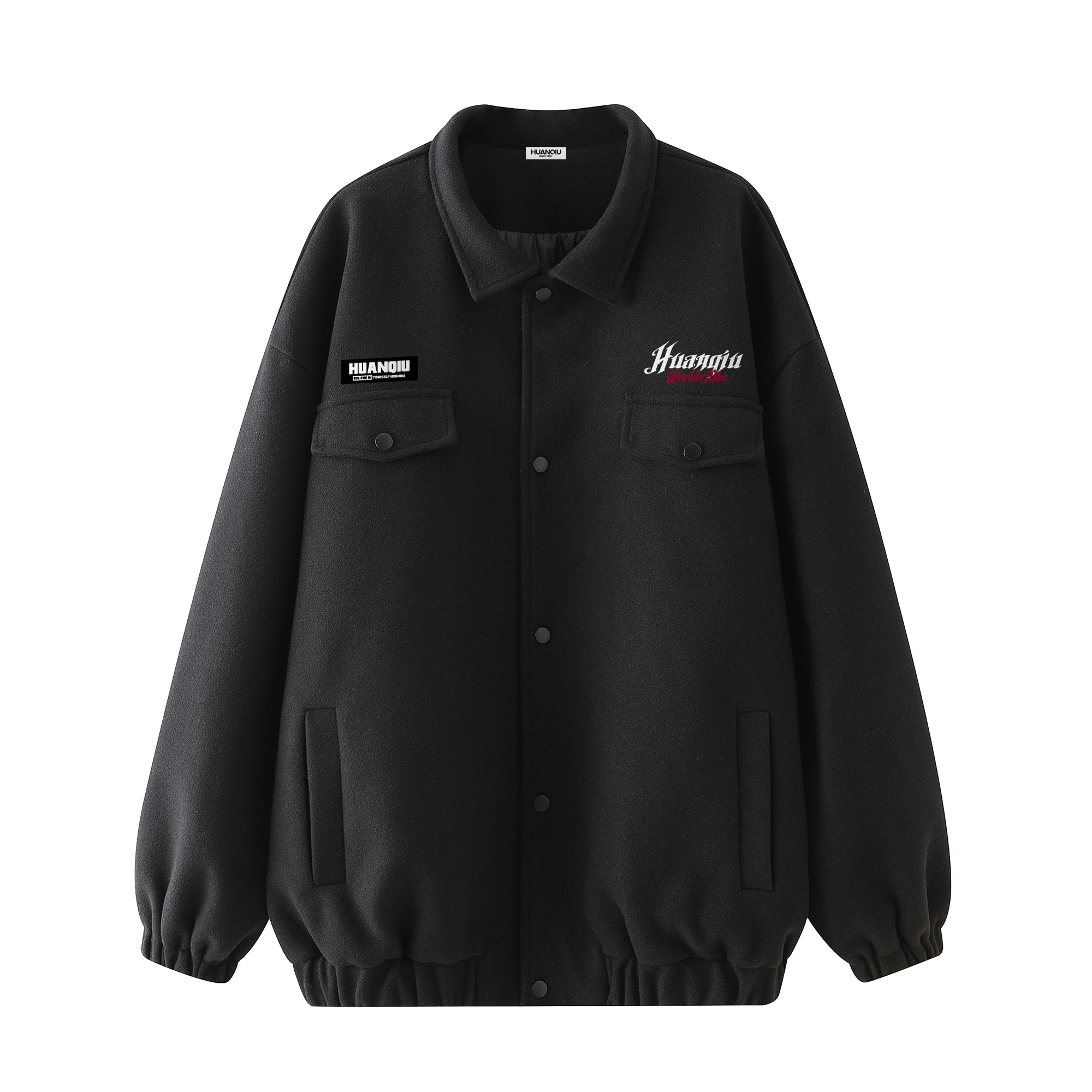 

Пуховик Unisex Lapel Thickened Puffer HUANQIU, черный