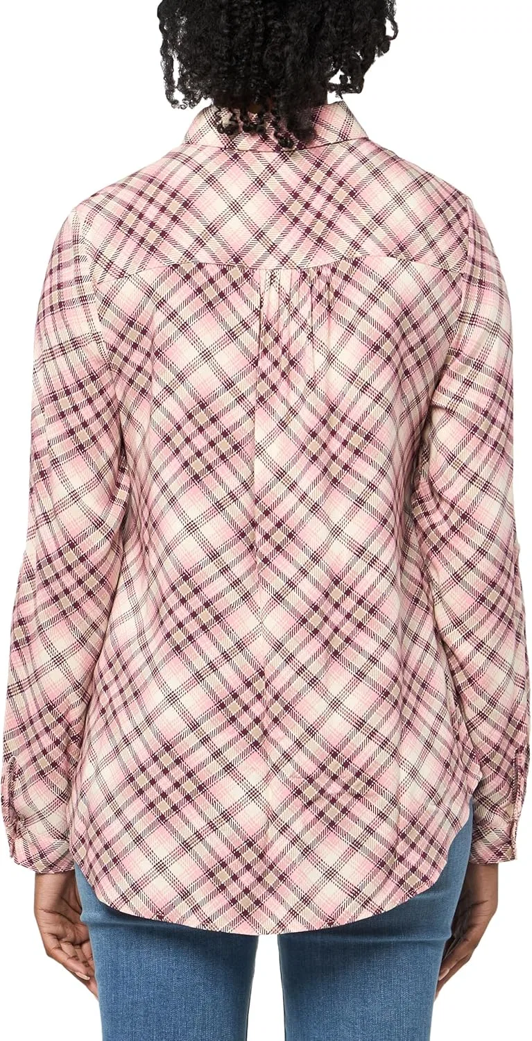 Блуза с закатанными рукавами, Tommy Hilfiger, bridal rose multi — фото 2