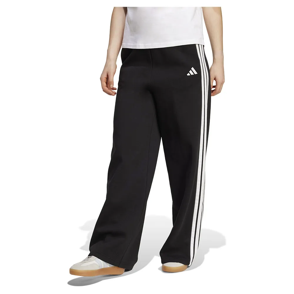

Брюки adidas 3 Stripes Fleece Wide, черный
