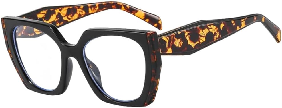 

Модные женские солнцезащитные очки в крупной оправе, стильные белые и черные, большие солнцезащитные очки для женщин, очки с защитой от УФ-излучения UV400 generic, C8 Bao Black Clear