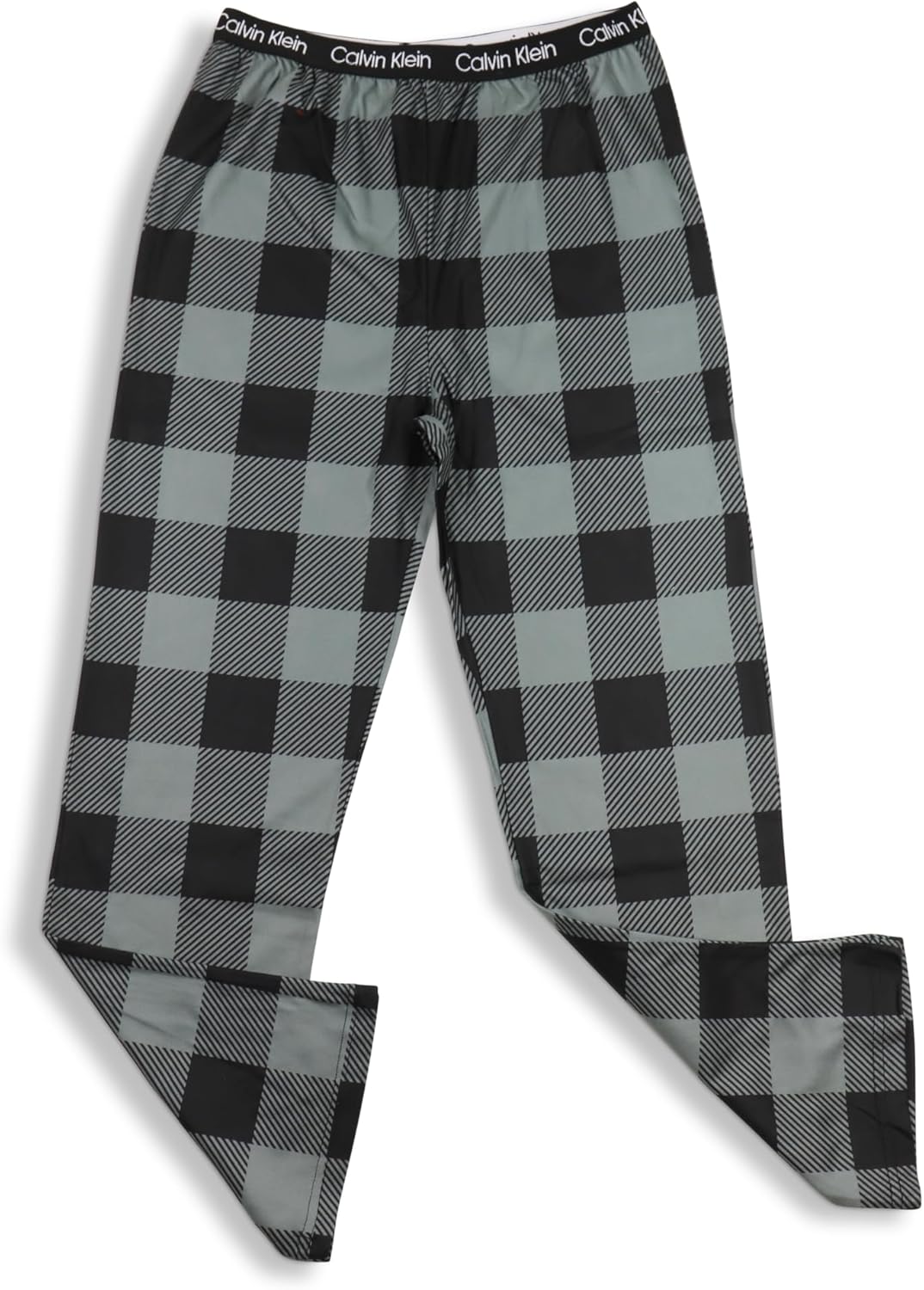 

Пижамные брюки Calvin Klein для мальчиков из супермягкой микрофибры с начесом, Black Buffalo Plaid