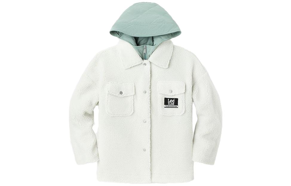 

Lee Пальто с бархатистой текстурой женское экрю, Ecru