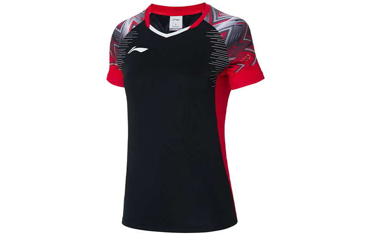 

LINING Футболка Badminton Series женская black, Черный, LINING Футболка Badminton Series женская black