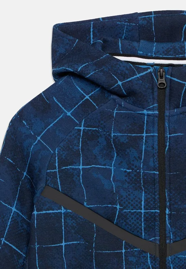 Универсальная толстовка на молнии Nike Sportswear, Star Blue/Court Blue/Black — фото 4
