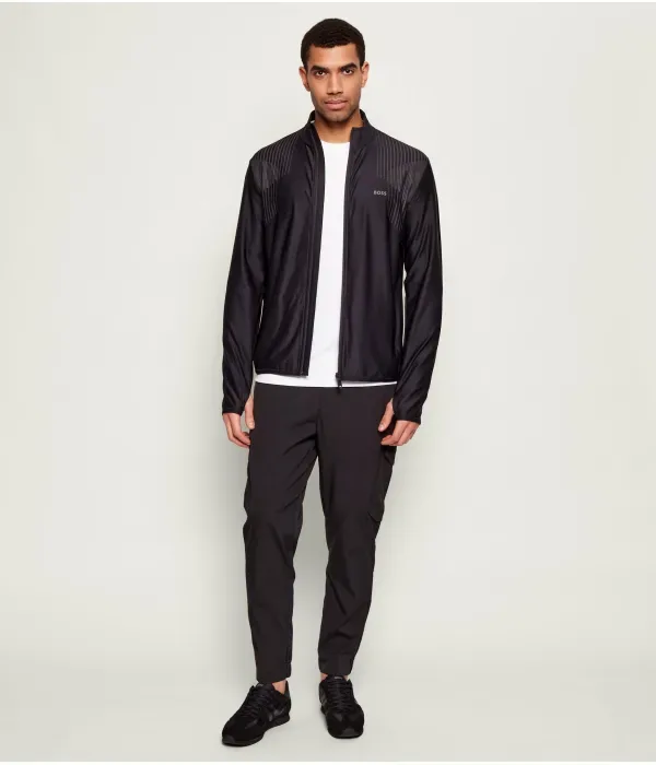 Толстовка SW_Active Push FZ regular fit Boss Green, черный — фото 2