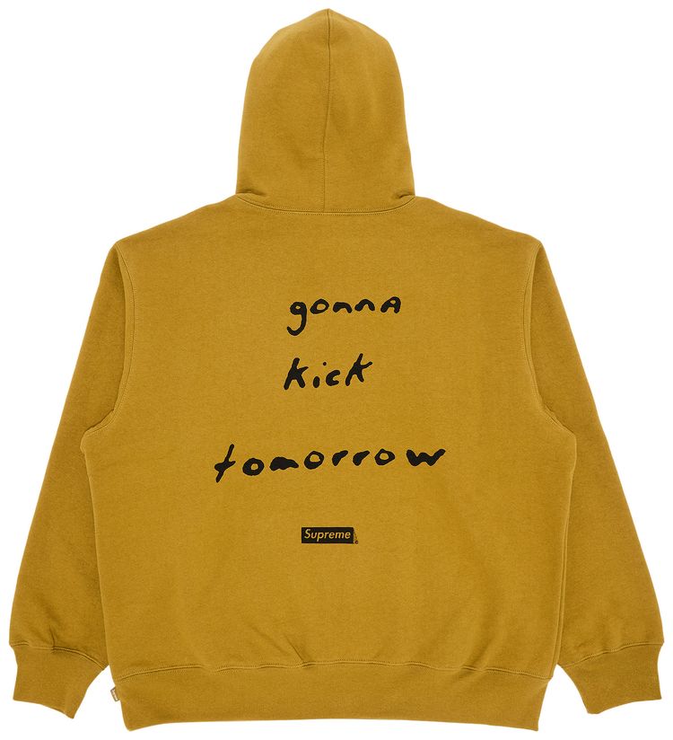 Толстовка Supreme x Jane's Addiction Hooded Sweatshirt 'Dark Mustard', желтый — фото 2