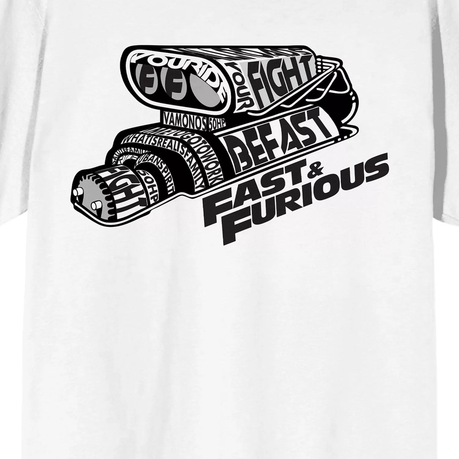 

Мужская футболка Fast & The Furious Race Licensed Character