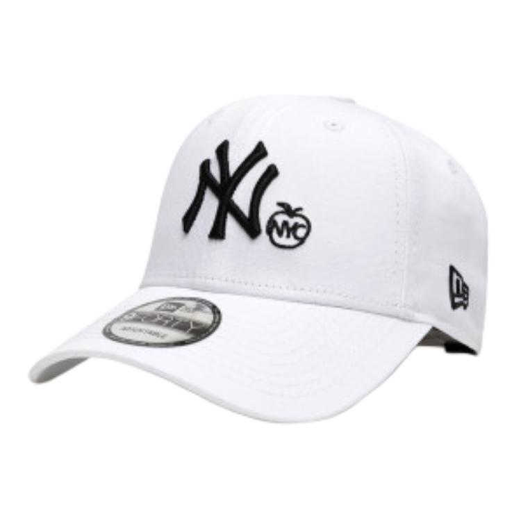 

New Era Хлопковая бейсболка унисекс белая, White