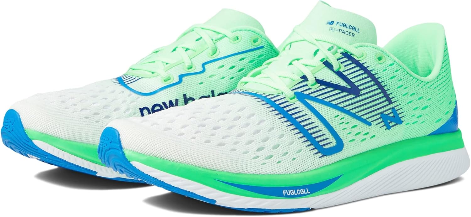 Мужские кроссовки FuelCell Supercomp Pacer V1 New Balance, белый — фото 2