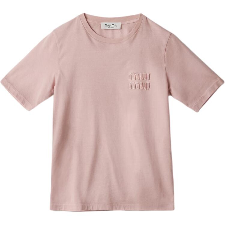 

Футболка женская розовая Miu Miu