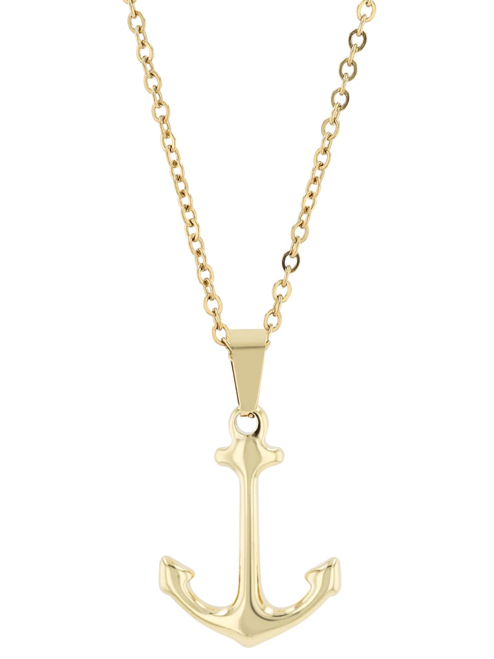 

Adeliás Женский кулон из нержавеющей стали в золотом исполнении