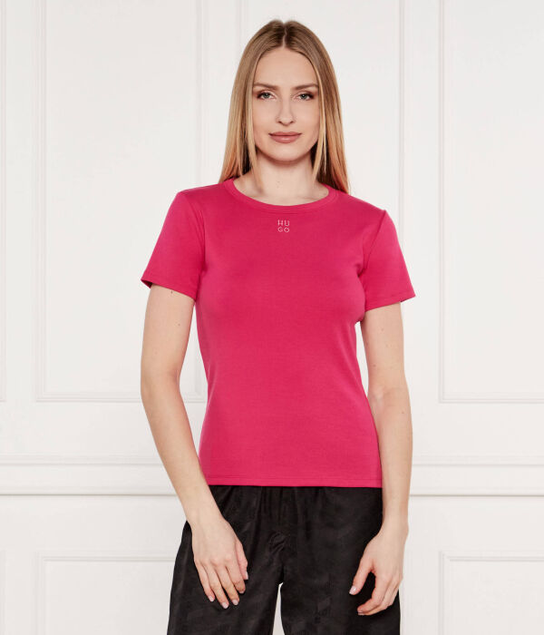 

Футболка Делорис Regular fit Hugo, фуксия